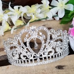 Rhinestone  wedding headpiece Birthday    Crown